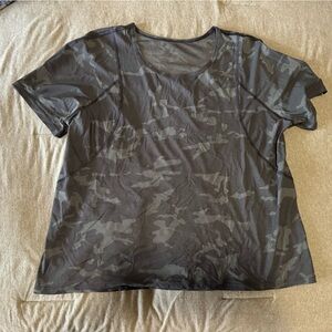lululemon camo running shirt